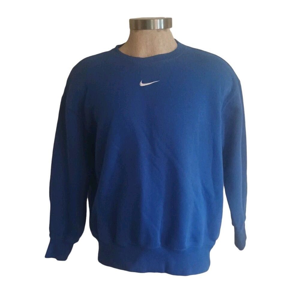 Nike Sportswear Phoenix Fleece Oversized Crewneck Blue Mens Womens Unisex Sz M
